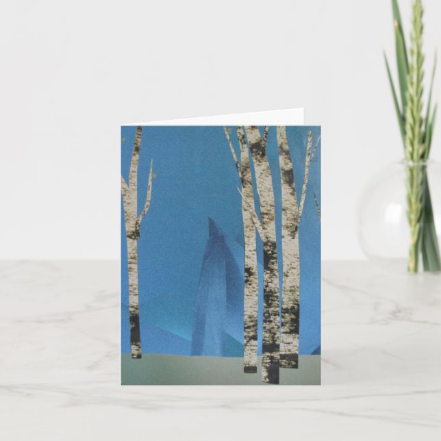 Birch Trees Card (Front)