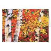Birch Trees Cards (Front Horizontal)