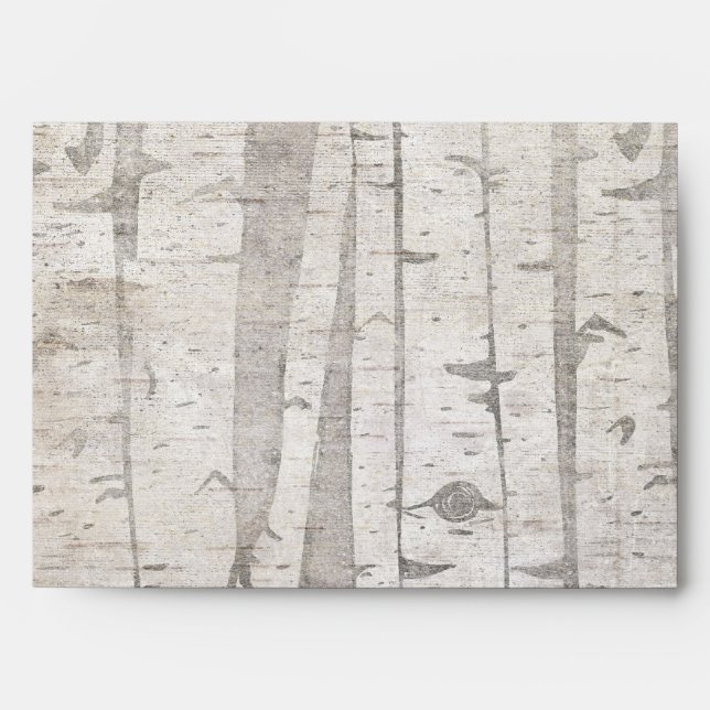 Birch Trees Envelope (Front)