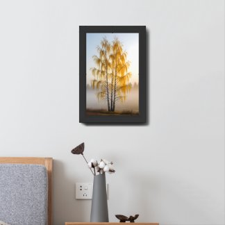 Birch Trees Framed Art