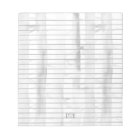 Birch Trees Grey Lined Monogram Personalized