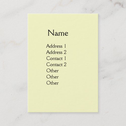 BIRCH TREES IN TUSCANY BUSINESS CARD