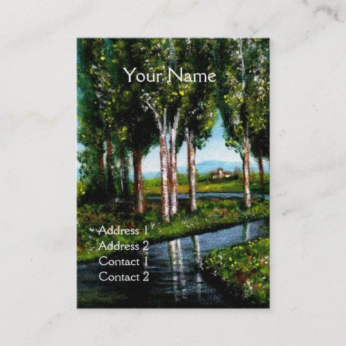 BIRCH TREES IN TUSCANY BUSINESS CARD