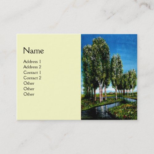 BIRCH TREES IN TUSCANY BUSINESS CARD