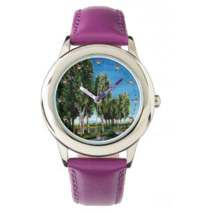 BIRCH TREES IN TUSCANY LANDSCAPE WATCH