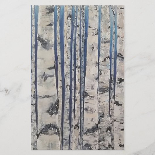 Birch trees Morse Code (Front)