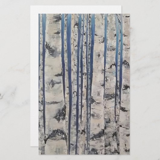 Birch trees Morse Code (Front/Back)