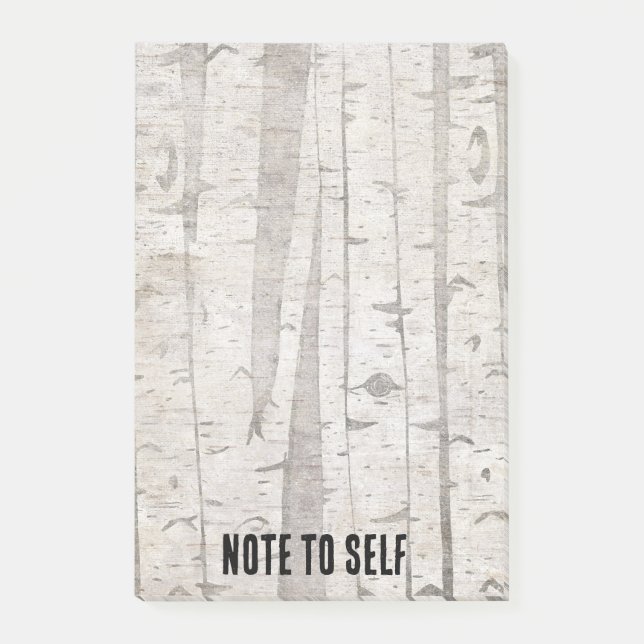 Birch Trees Post-it Notes (Front)