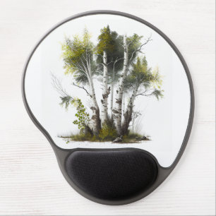 Birch Trees, The Birches Northern Ireland Gel Mouse Pad