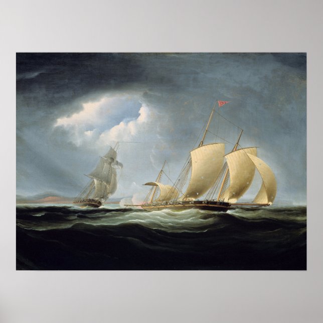 Birch Tripoli Enterprise Ship Painting Poster (Front)