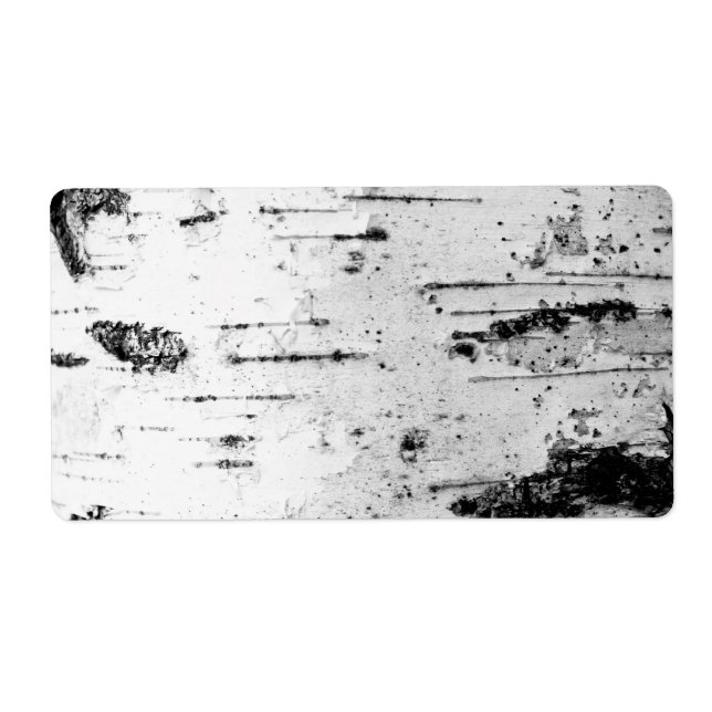Birch trunk label (Front)