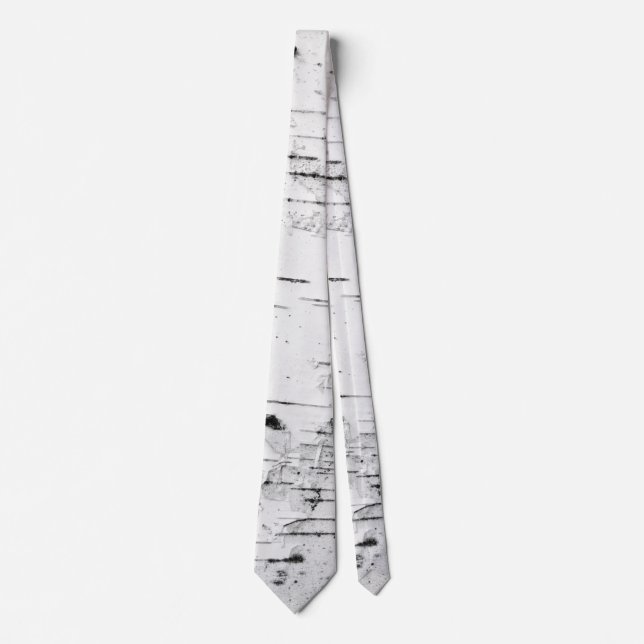 Birch trunk neck tie (Front)