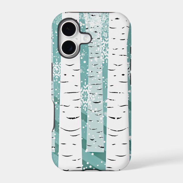 Birch Trunk Trees Iphone Case (Back)