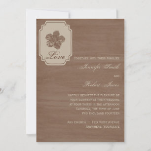 Birch Wood Beauty Fall Wedding Invitation