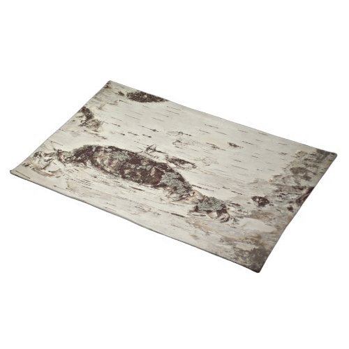 Birch Wood Nature Bark Kitchen Placemats Cloth Placemat