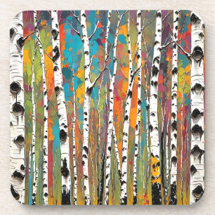 Birch Woods Thunder_Cove Beverage Coaster