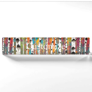 Birch Woods Thunder_Cove Desk Name Plate