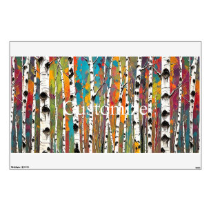 Birch Woods Thunder_Cove Wall Decal