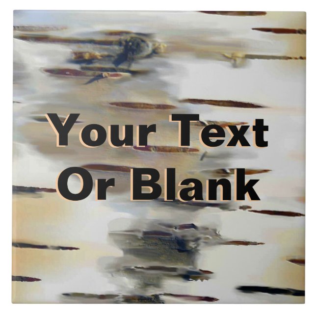 Birchbark Ceramic Tile (Front)