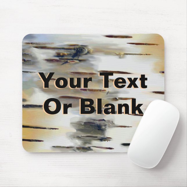 Birchbark Mouse Pad (With Mouse)