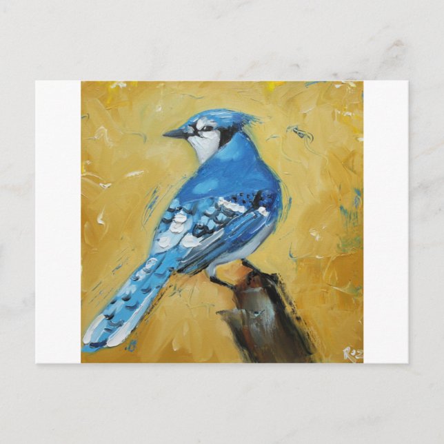 Bird#39 bluejay postcard (Front)