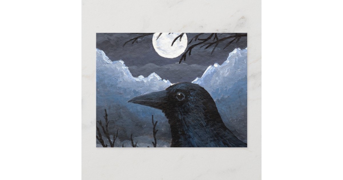 Bird 58 Crow Raven Postcard | Zazzle