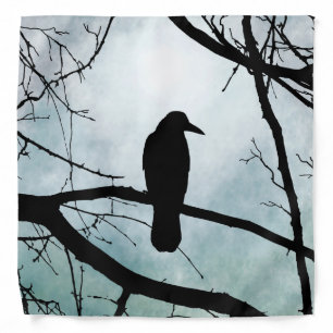 bird 77 Crow Raven Bandana