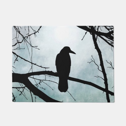 bird 77 Crow Raven Doormat