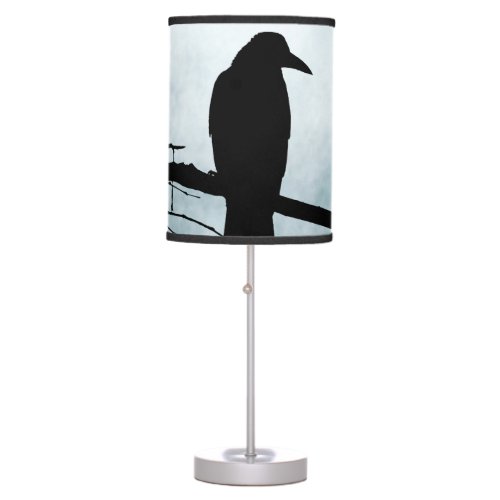 bird 77 Crow Raven Table Lamp
