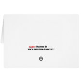 Bird American Flag Card (Back Horizontal)