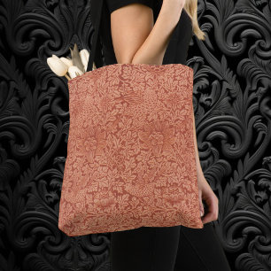 Bird and Anemone by William Morris, Vintage Nature Tote Bag