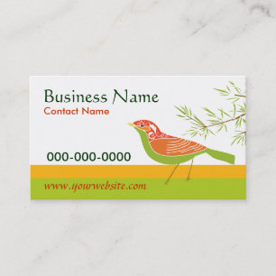 Bird and Bamboo Business Card