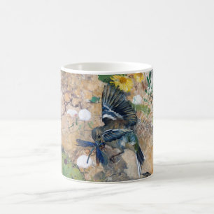 Bird and Dragonfly, Bruno Liljefors Coffee Mug