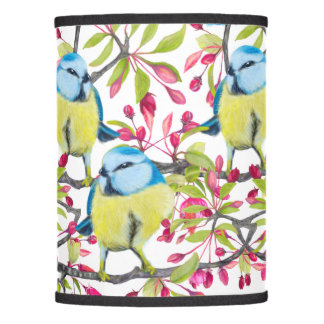 Bird and Flowers, Beautiful Delicate Lamp Shade