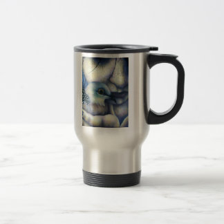 Bird and Girl Travel Mug