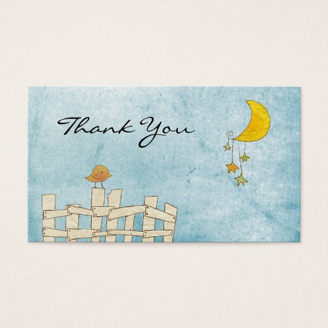 Bird and Moon thank you (Front)