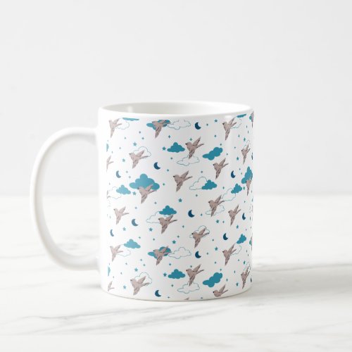 Bird and Night Fairy Dream Coffee Mug