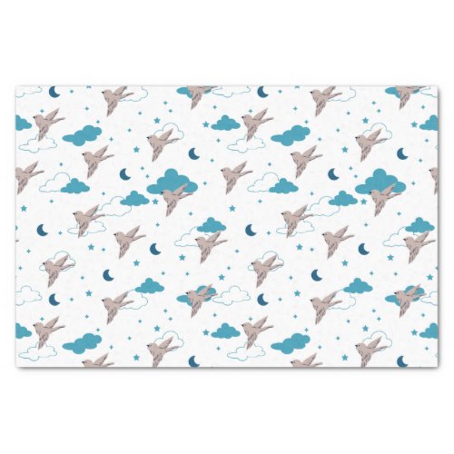 Bird and Night Fairy Dream Tissue Paper