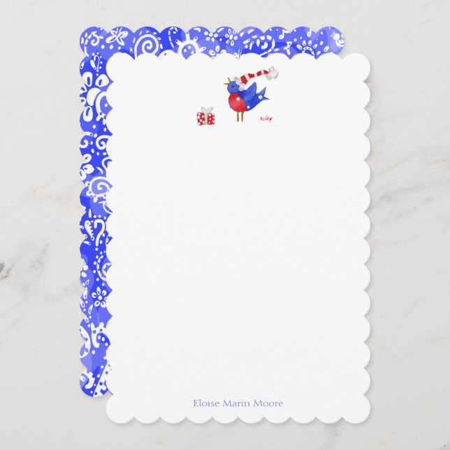 Bird and Package notes (Front/Back)