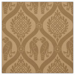 Bird and Pomegranate, Burnt Caramel Fabric
