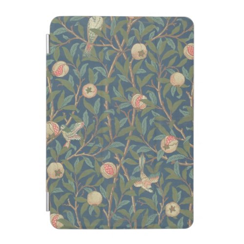 Bird and Pomegranate Wallpaper Design printed b iPad Mini Cover