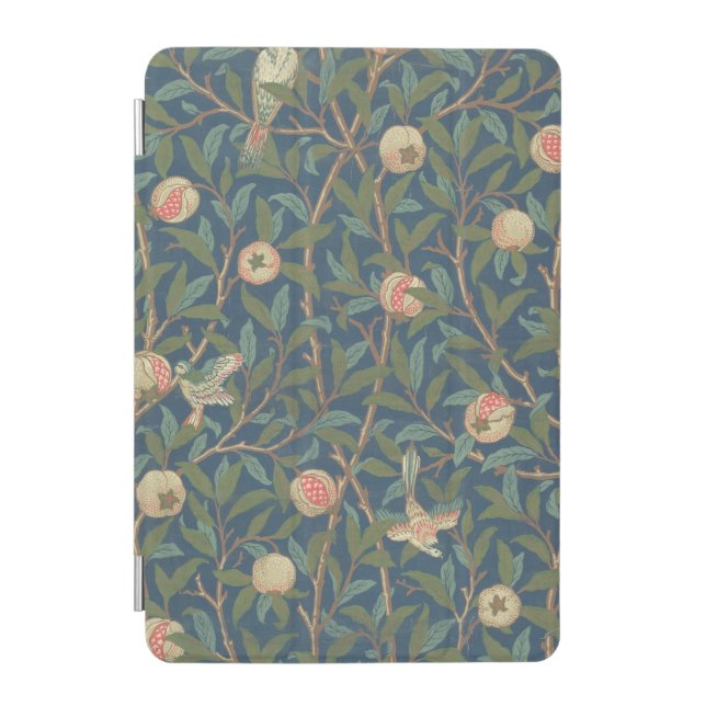 'Bird and Pomegranate' Wallpaper Design, printed b iPad Mini Cover (Front)