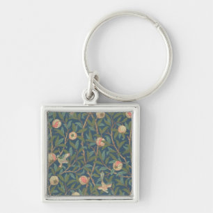 'Bird and Pomegranate' Wallpaper Design, printed b Keychain