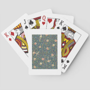 'Bird and Pomegranate' Wallpaper Design, printed b Poker Cards