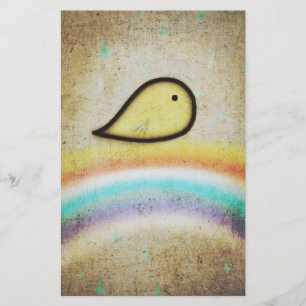 Bird and Rainbow Stationery