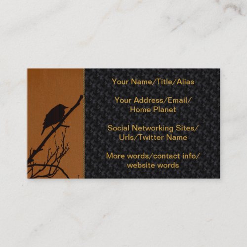 Bird Art Business Cards