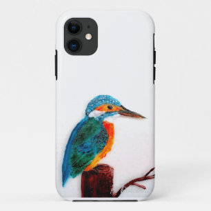 Bird Art Colorful Kingfisher iPhone 11 Case