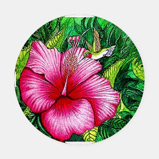 Bird Art Combo  Coaster Set (Single)