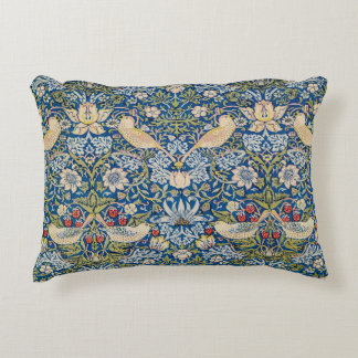 Bird Art Nouveau Design Accent Pillow