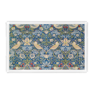 Bird Art Nouveau Design Acrylic Tray